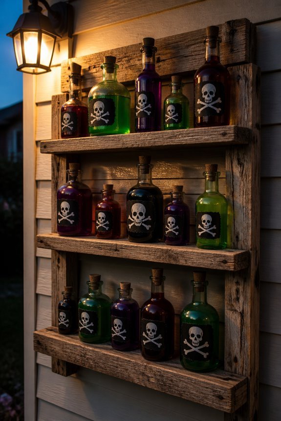 apothecary style poison displays