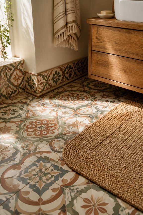 artisanal cement tile beauty