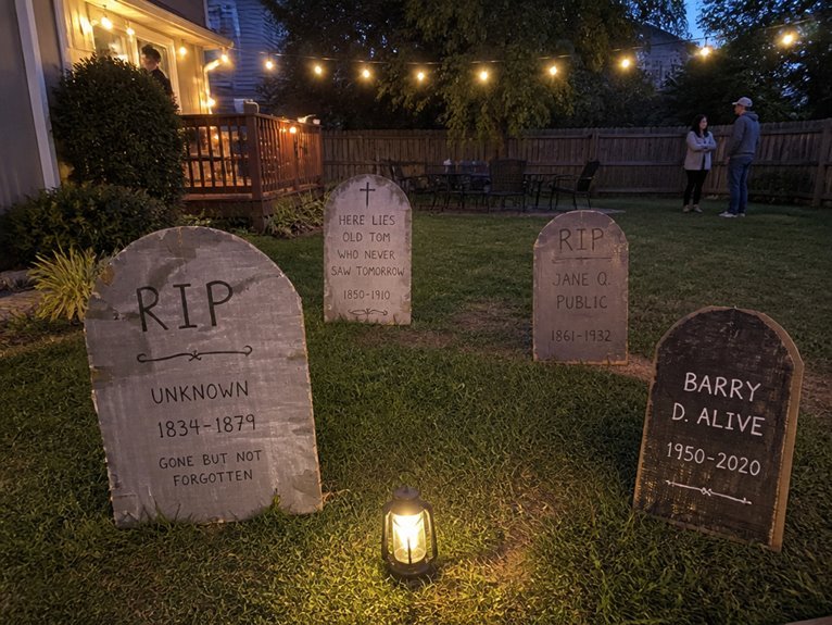 authentic diy graveyard decor