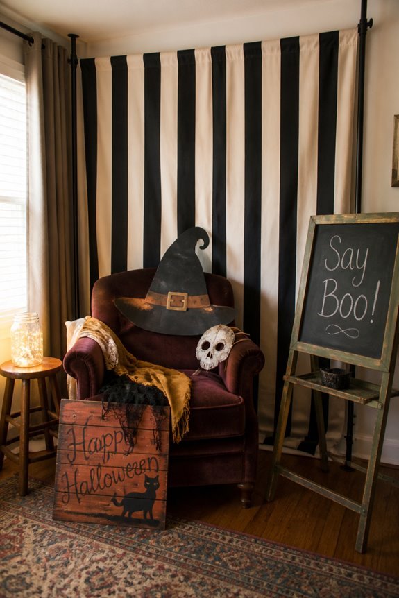 backdrop props themed lighting