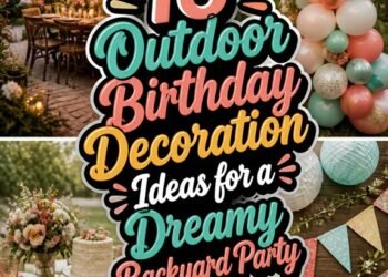 backyard party decoration ideas