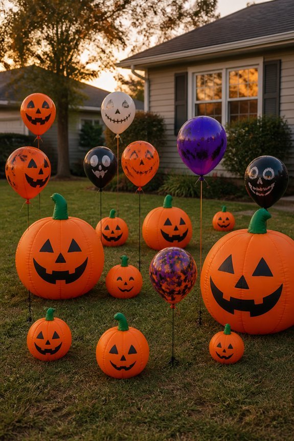 balloon painting and arrangement
