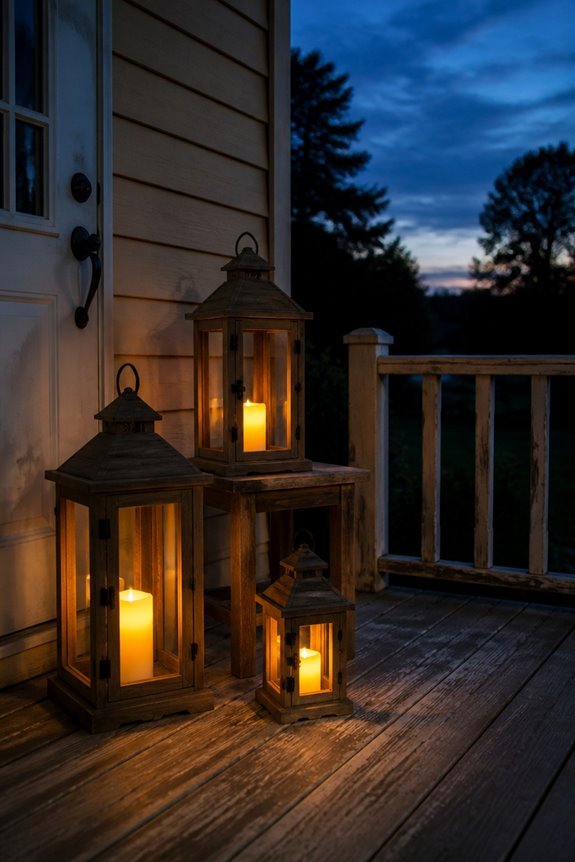 battery powered adjustable lanterns