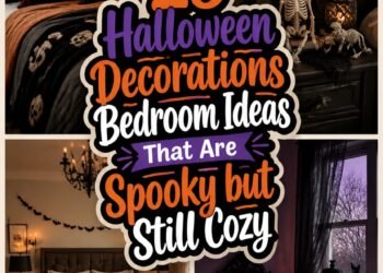 bedroom halloween decor ideas