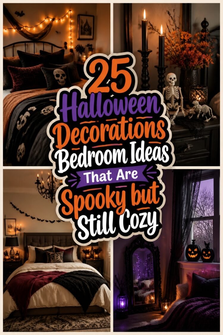 bedroom halloween decor ideas