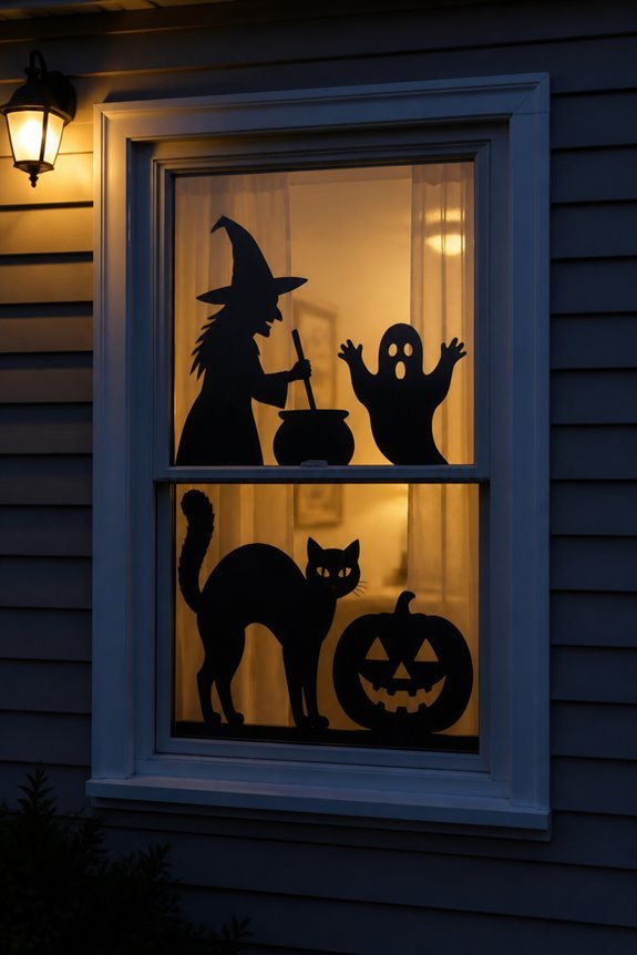 black paper shadow silhouettes