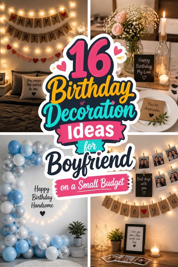 budget friendly birthday decorations