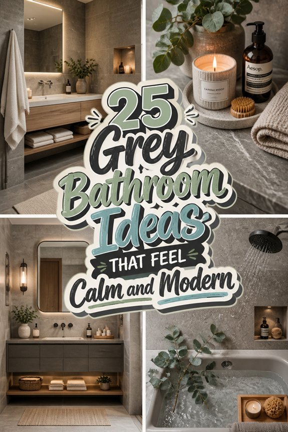 calm and modern bathrooms