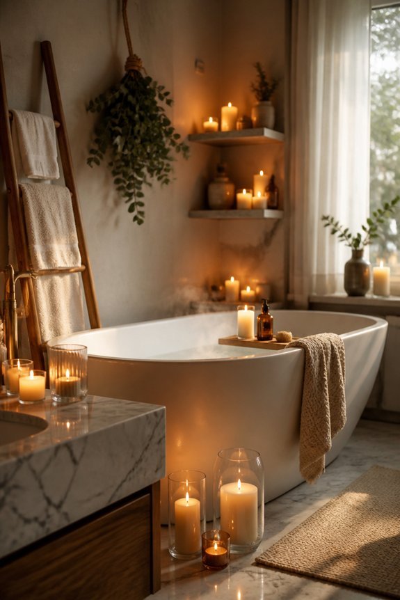 candle clusters enhance ambiance