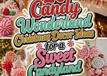 candy themed holiday decorations ideas