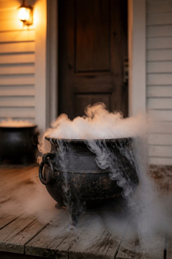 cauldrons enhance halloween atmospheres