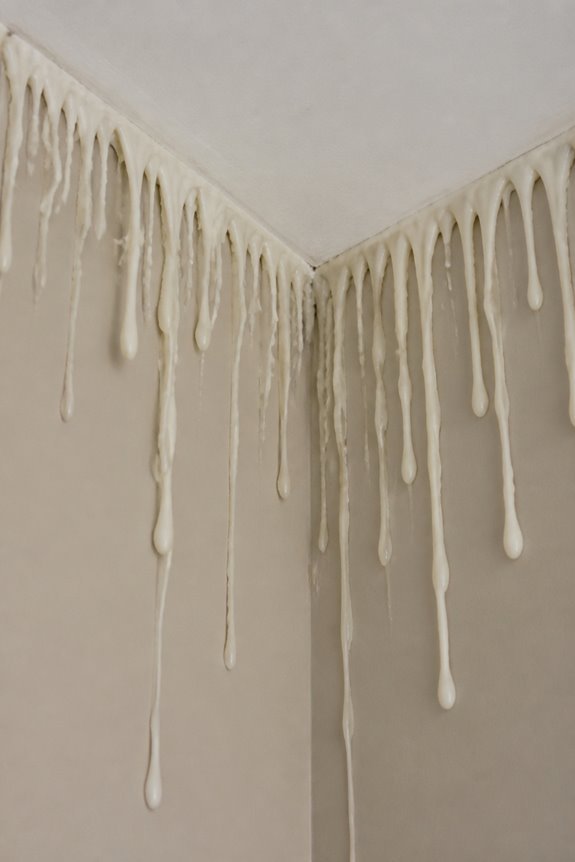 ceiling wax drip illusion