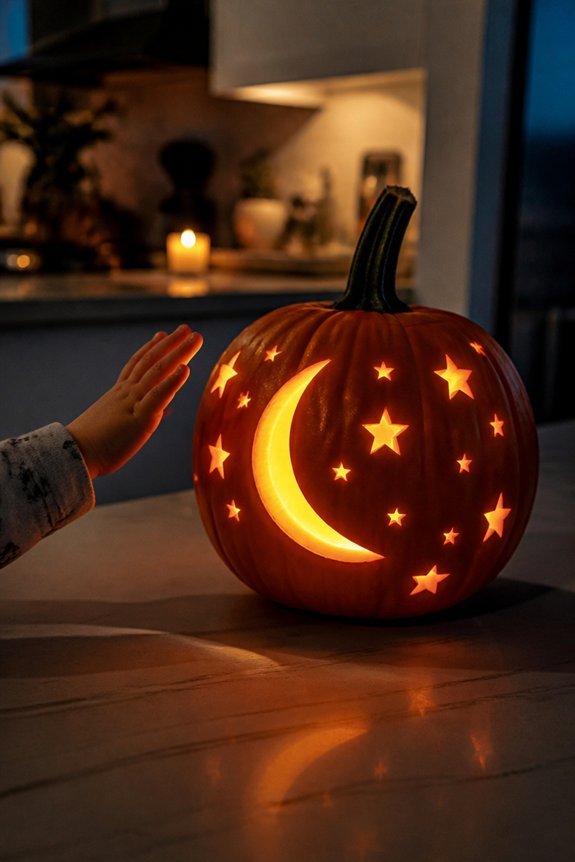 celestial pumpkin carving designs