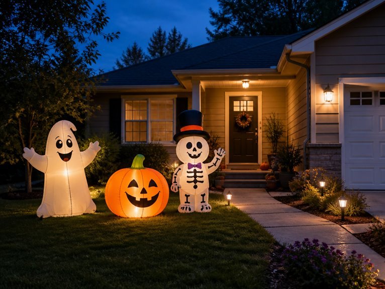 charming inflatable halloween decorations
