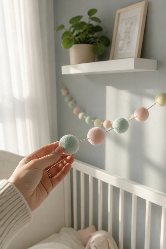 child safe nursery garlands