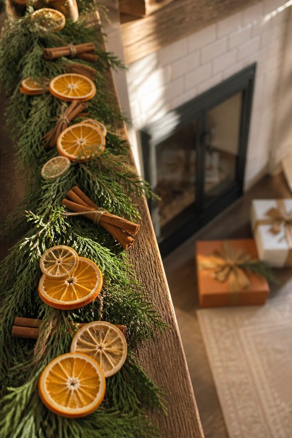 citrus garlands for decoration