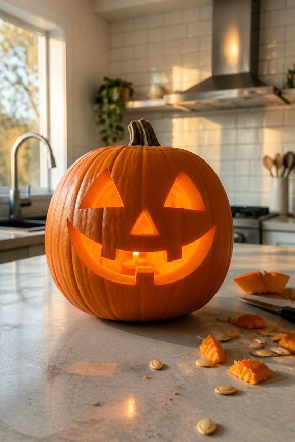 classic pumpkin carving design