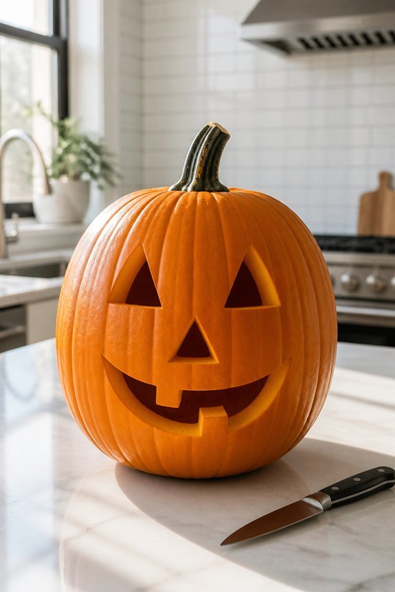 classic triangle pumpkin design