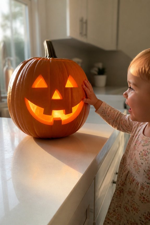 classic triangular jack o lantern design