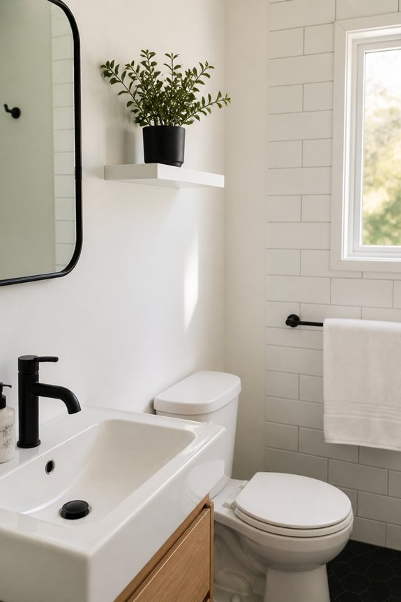 clean contrasting minimalist design