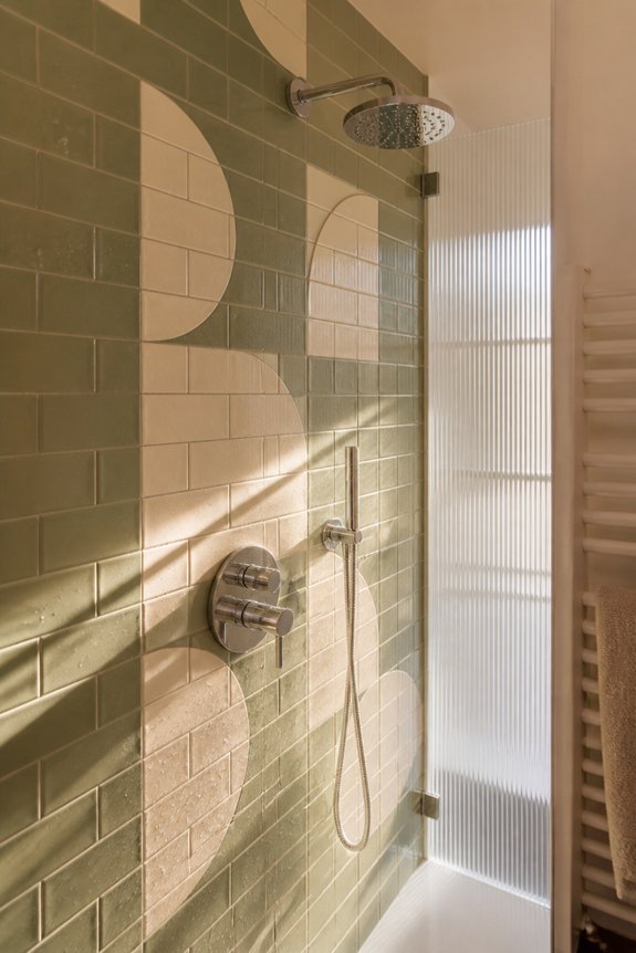 colorful modern subway tiles