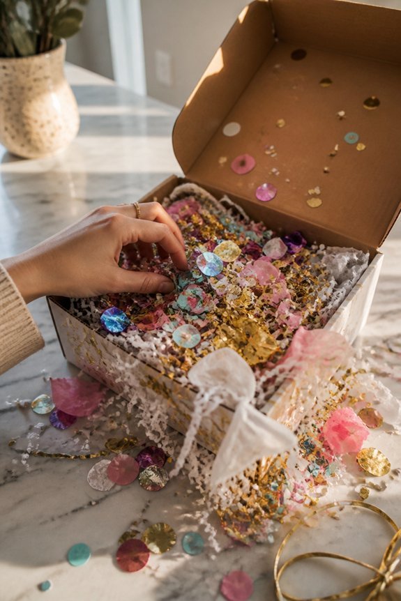 colorful protective gift filler