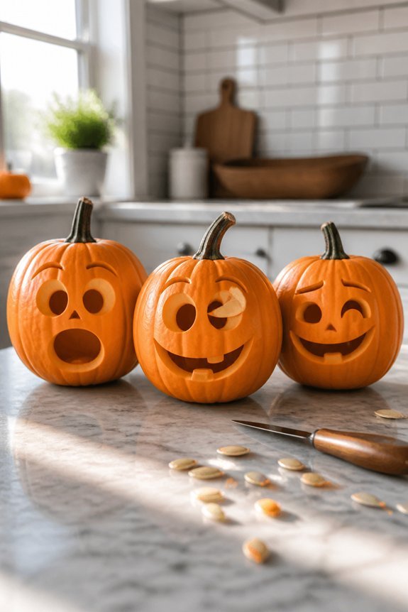 comedic pumpkin expression combinations