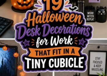 compact festive office decorations