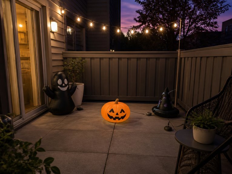 compact inflatable decorations space