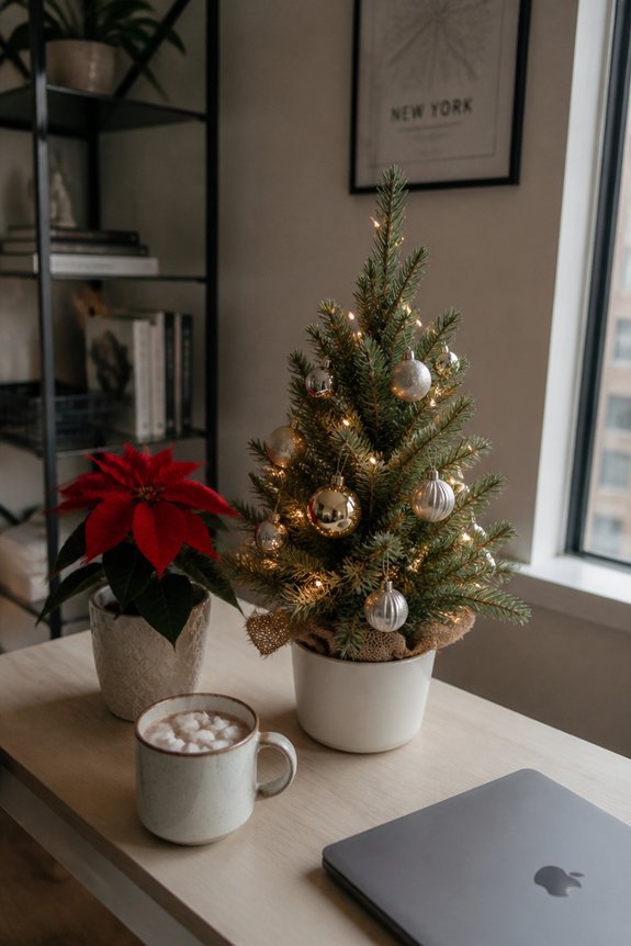 compact low maintenance holiday decor