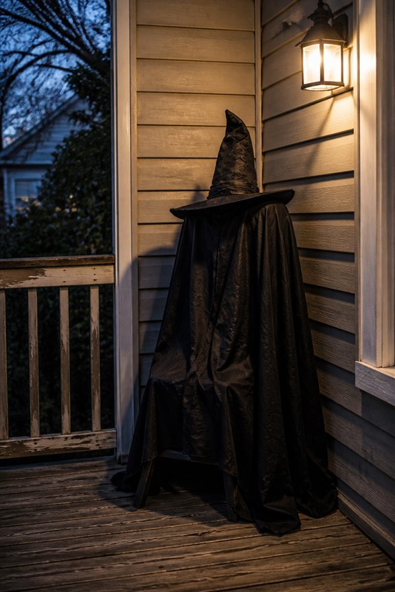 corner cloak display focal