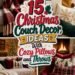 cozy christmas couch decor