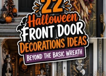 creative halloween door decor