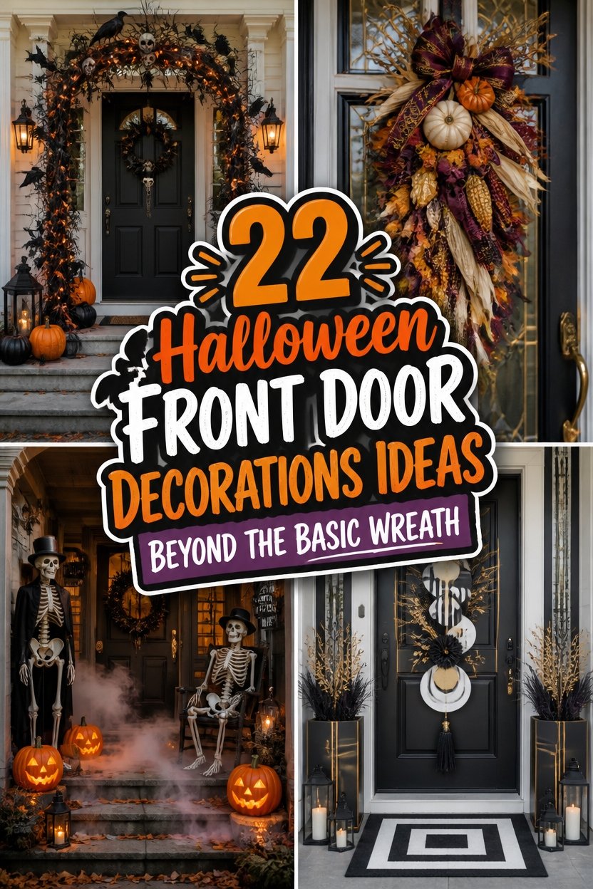 Halloween Front Door Decorations