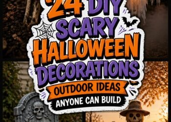 creative outdoor halloween decor