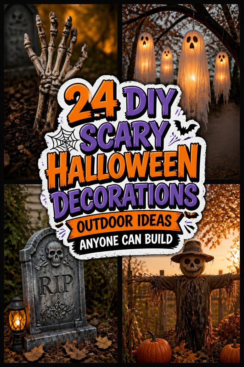 DIY Scary Halloween Decorations Outdoor