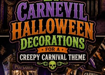 creepy carnival themed decorations