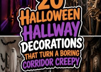 creepy corridor halloween decorations