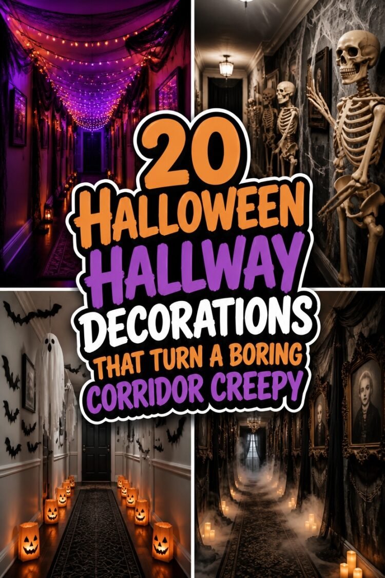 creepy corridor halloween decorations