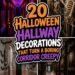 creepy corridor halloween decorations