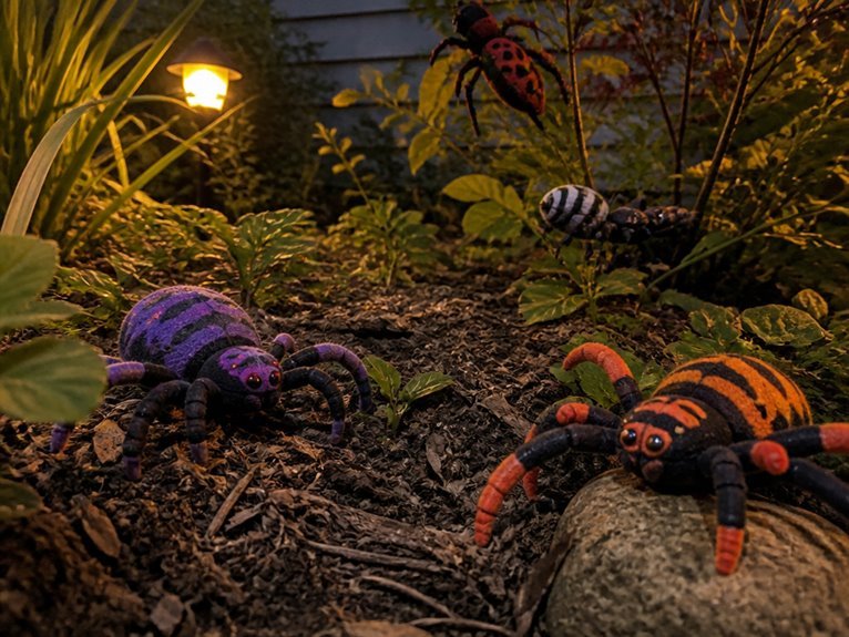 creepy insect backyard display