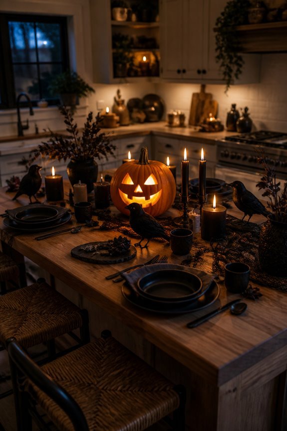 creepy kitchen island centerpiece