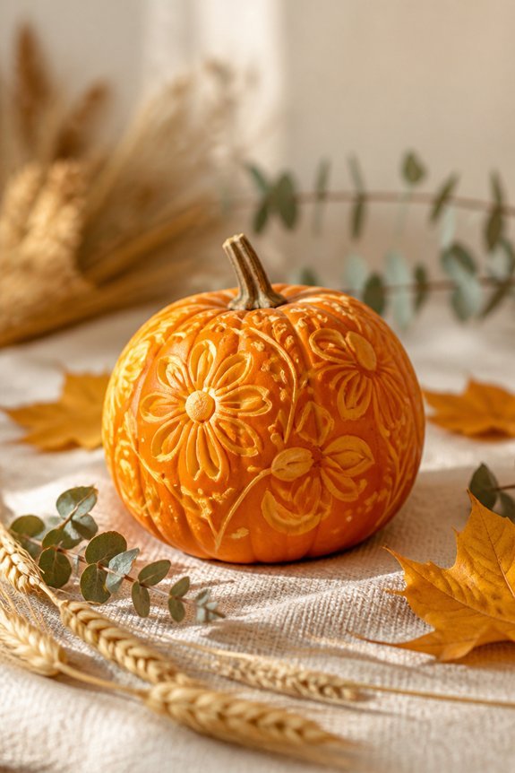 curved organic floral patterns