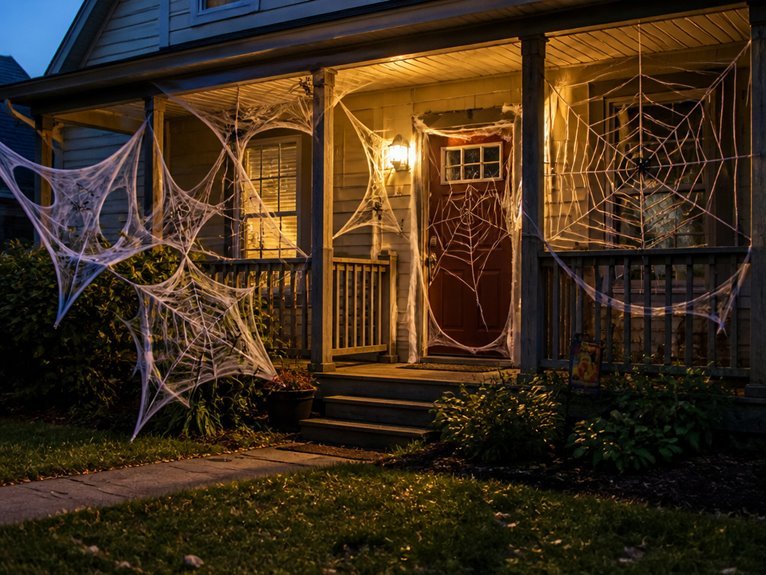customizable halloween spider webs