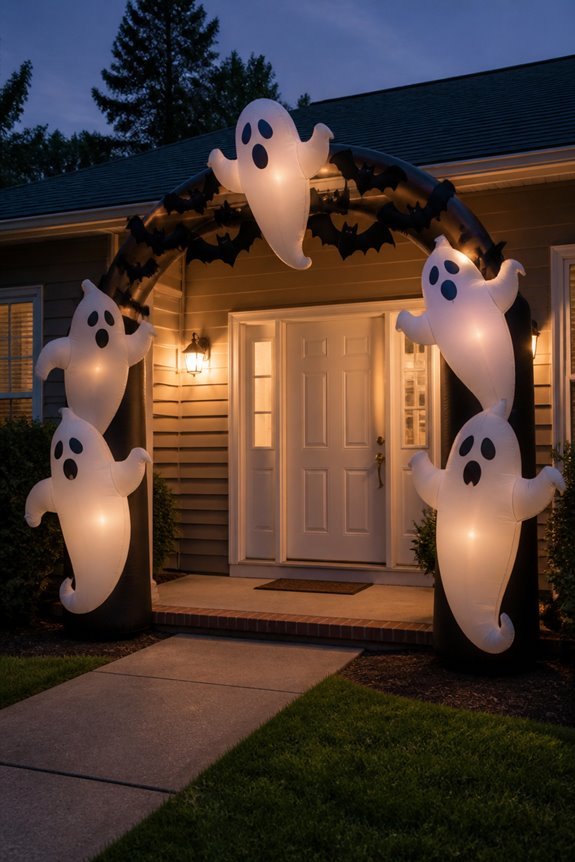 customizable inflatable halloween arch