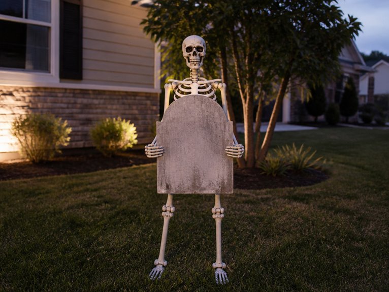 customized halloween decor sign