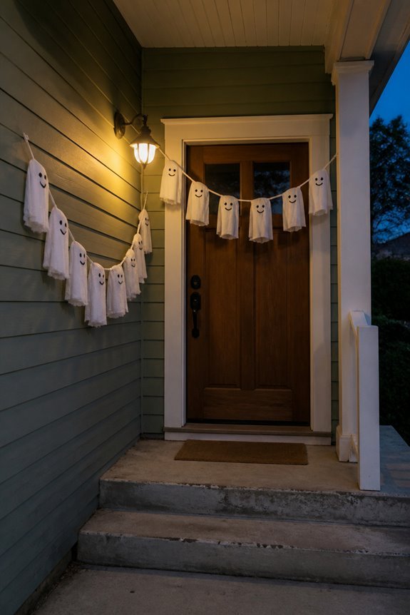 decorated vertical ghost strands