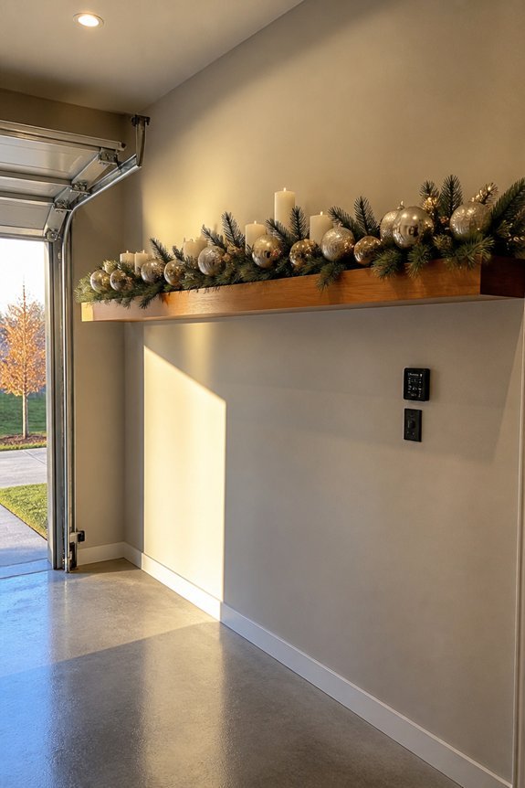 decorative floating shelf installation