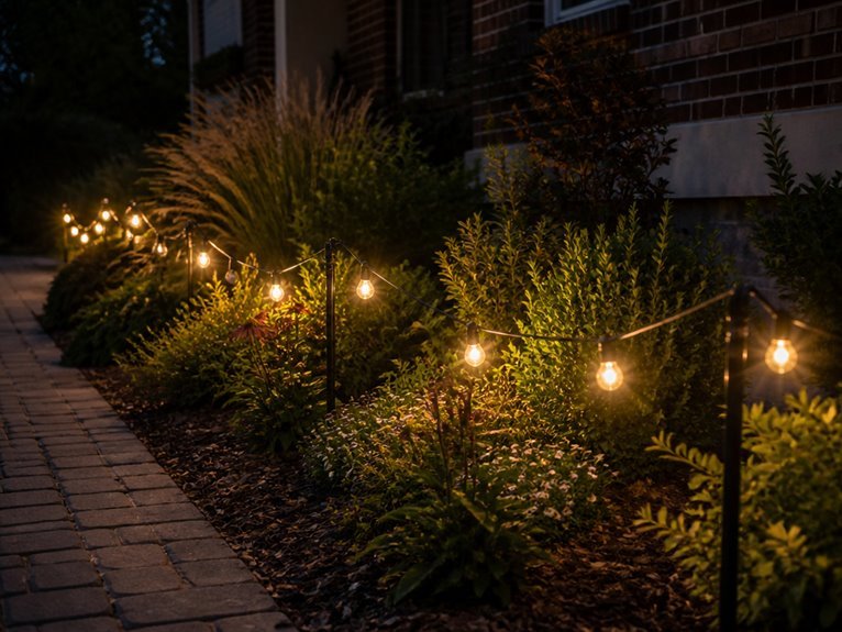 decorative garden string lights
