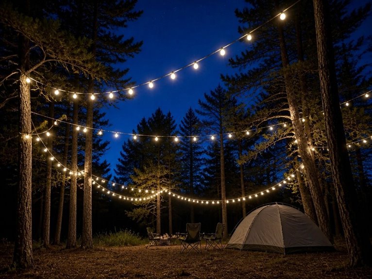 decorative glowing tree lights